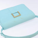 SAINT LAURENT Shoulder Bag Canvas Light Blue Auth BA5491-6