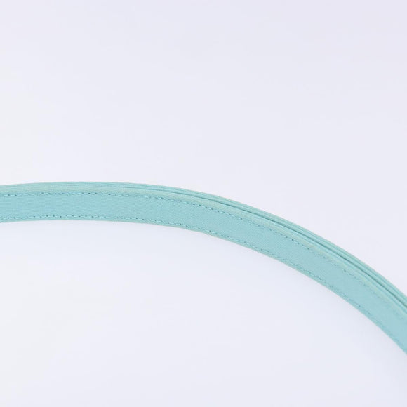 SAINT LAURENT Shoulder Bag Canvas Light Blue Auth BA5491