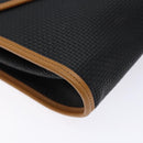 SAINT LAURENT Shoulder Bag PVC Leather Brown Gold Auth BA5492-15