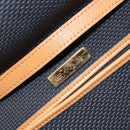 SAINT LAURENT Shoulder Bag PVC Leather Brown Gold Auth BA5492-18