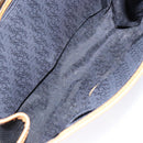 SAINT LAURENT Shoulder Bag PVC Leather Brown Gold Auth BA5492-11