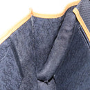 SAINT LAURENT Shoulder Bag PVC Leather Brown Gold Auth BA5492-20