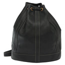 BALLY Shoulder Bag Leather Black Auth BA5494-13