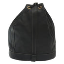 BALLY Shoulder Bag Leather Black Auth BA5494-2