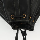 BALLY Shoulder Bag Leather Black Auth BA5494-6