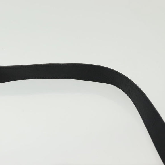 BALLY Shoulder Bag Leather Black Auth BA5494