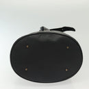 BALLY Shoulder Bag Leather Black Auth BA5494-5