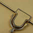 CELINE Shoulder Bag Leather Beige Gold Auth BA5496-17