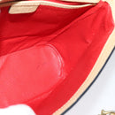 CELINE Shoulder Bag Leather Beige Gold Auth BA5496-19