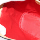 CELINE Shoulder Bag Leather Beige Gold Auth BA5496-20