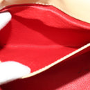 CELINE Shoulder Bag Leather Beige Gold Auth BA5496-21