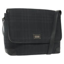 BURBERRY Nova Check Shoulder Bag PVC Navy Auth BA5497-1