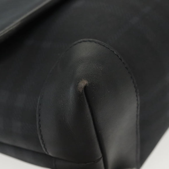 BURBERRY Nova Check Shoulder Bag PVC Navy Auth BA5497