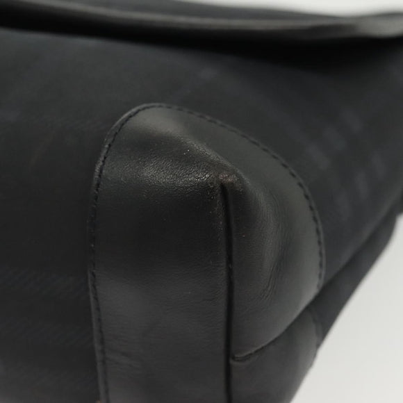 BURBERRY Nova Check Shoulder Bag PVC Navy Auth BA5497