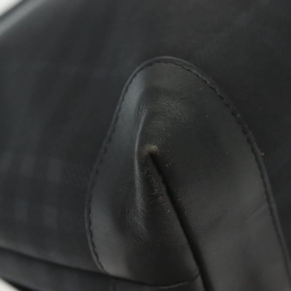 BURBERRY Nova Check Shoulder Bag PVC Navy Auth BA5497