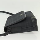 BURBERRY Nova Check Shoulder Bag PVC Navy Auth BA5497-4