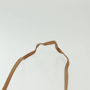 Christian Dior Honeycomb Canvas Shoulder Bag PVC Beige Gold Auth BA5504-8