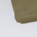 CELINE Trio Shoulder Bag Leather Beige Gold Auth BA5505-9