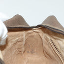 GUCCI GG Supreme Web Sherry Line Shoulder Bag PVC Beige Gold Red Auth BA5506-11