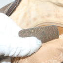 GUCCI GG Supreme Web Sherry Line Shoulder Bag PVC Beige Gold Red Auth BA5506-12