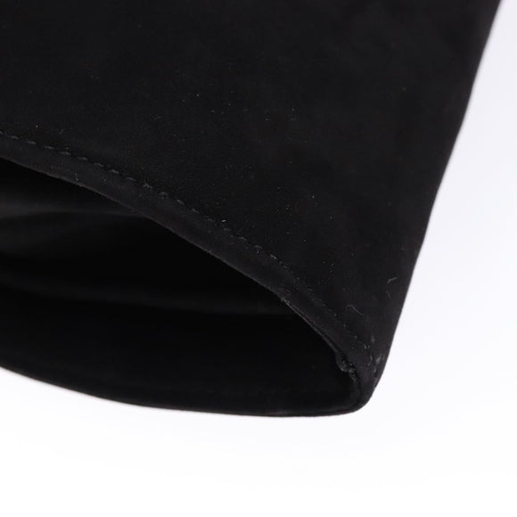 LOEWE Shoulder Bag Suede Black Gold Auth BA5507