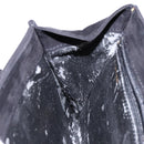 LOEWE Shoulder Bag Suede Black Gold Auth BA5507-20