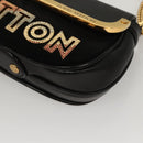 LOUIS VUITTON Avant Garde Shoulder Bag Suede Leather Black M97093 LV Auth BA550S-16