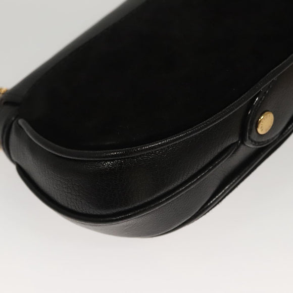 LOUIS VUITTON Avant Garde Shoulder Bag Suede Leather Black M97093 LV Auth BA550S