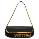 LOUIS VUITTON Avant Garde Shoulder Bag Suede Leather Black M97093 LV Auth BA550S-13