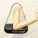 LOUIS VUITTON Avant Garde Shoulder Bag Suede Leather Black M97093 LV Auth BA550S-27