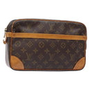 LOUIS VUITTON Monogram Compiegne 28 Clutch Bag M51845 LV Auth BA5512-1