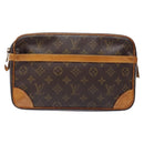 LOUIS VUITTON Monogram Compiegne 28 Clutch Bag M51845 LV Auth BA5512-13
