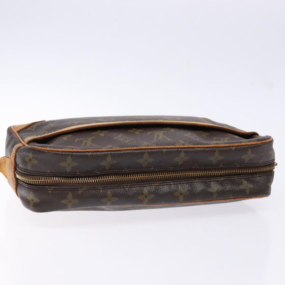 LOUIS VUITTON Monogram Compiegne 28 Clutch Bag M51845 LV Auth BA5512