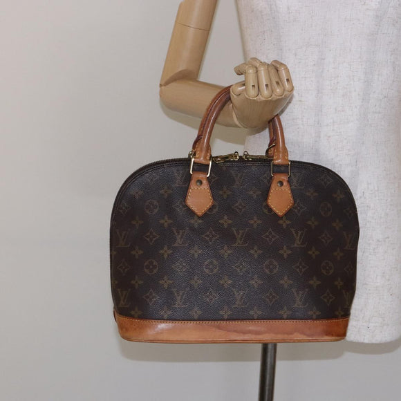 LOUIS VUITTON Monogram Alma Hand Bag M51130 LV Auth BA5513