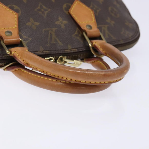 LOUIS VUITTON Monogram Alma Hand Bag M51130 LV Auth BA5513