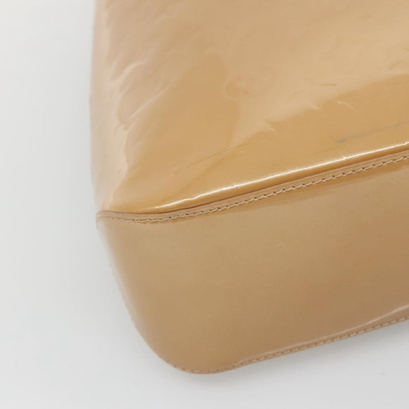 LOUIS VUITTON Monogram Vernis Brentwood Shoulder Bag Noisette M91511 Auth BA5515