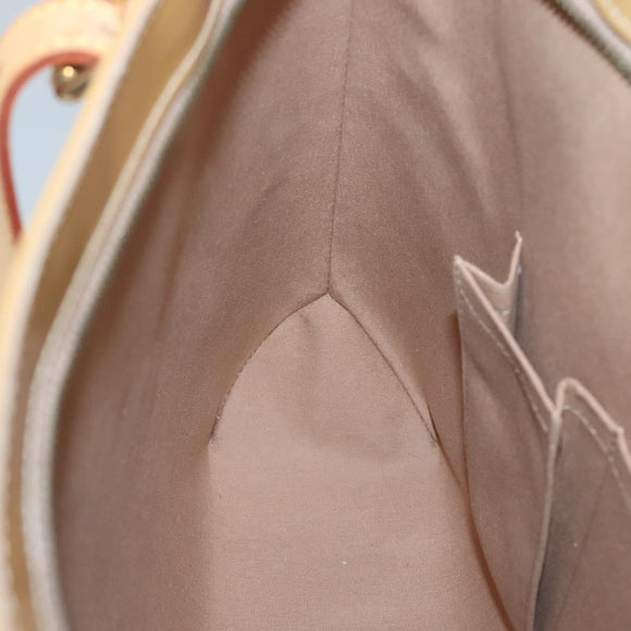 LOUIS VUITTON Monogram Vernis Brentwood Shoulder Bag Noisette M91511 Auth BA5515