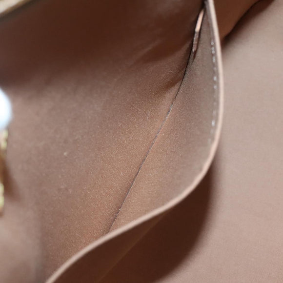 LOUIS VUITTON Monogram Vernis Brentwood Shoulder Bag Noisette M91511 Auth BA5515