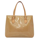 LOUIS VUITTON Monogram Vernis Brentwood Shoulder Bag Noisette M91511 Auth BA5515-13