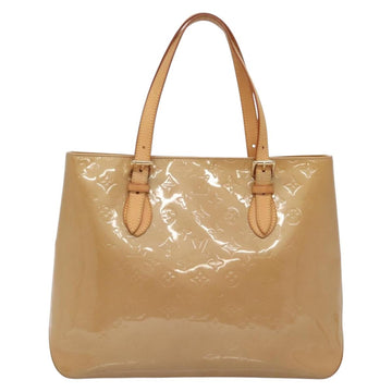 LOUIS VUITTON Monogram Vernis Brentwood Shoulder Bag Noisette M91511 Auth BA5515 - 0