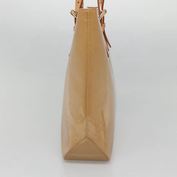 LOUIS VUITTON Monogram Vernis Brentwood Shoulder Bag Noisette M91511 Auth BA5515