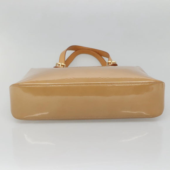 LOUIS VUITTON Monogram Vernis Brentwood Shoulder Bag Noisette M91511 Auth BA5515