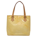 LOUIS VUITTON Monogram Vernis Houston Hand Bag Gris M91053 LV Auth BA5516-13