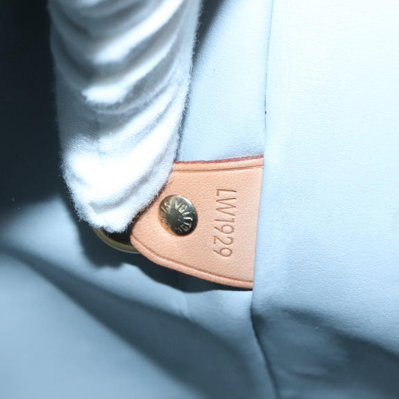 LOUIS VUITTON Monogram Vernis Houston Hand Bag Gris M91053 LV Auth BA5516