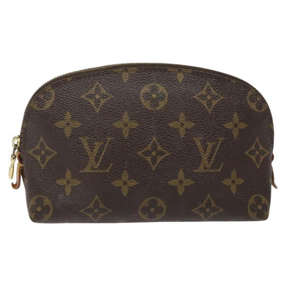 LOUIS VUITTON Monogram Pochette Cosmetic PM Cosmetic Pouch M47515 LV Auth BA552