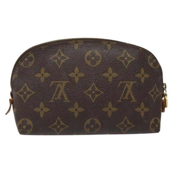 LOUIS VUITTON Monogram Pochette Cosmetic PM Cosmetic Pouch M47515 LV Auth BA552