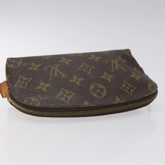 LOUIS VUITTON Monogram Pochette Cosmetic PM Cosmetic Pouch M47515 LV Auth BA552