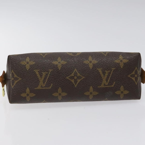 LOUIS VUITTON Monogram Pochette Cosmetic PM Cosmetic Pouch M47515 LV Auth BA552