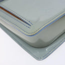 LOUIS VUITTON Monogram Vernis Motto Pouch Lavande M91224 LV Auth BA5520-16