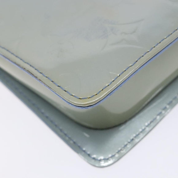 LOUIS VUITTON Monogram Vernis Motto Pouch Lavande M91224 LV Auth BA5520